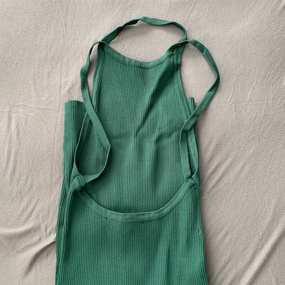 Ribbed midi dress